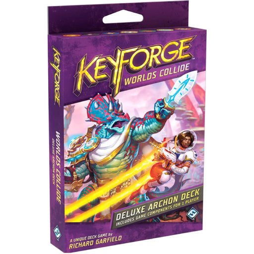 Expansiune KeyForge Worlds Collide Deluxe Deck - Red Goblin