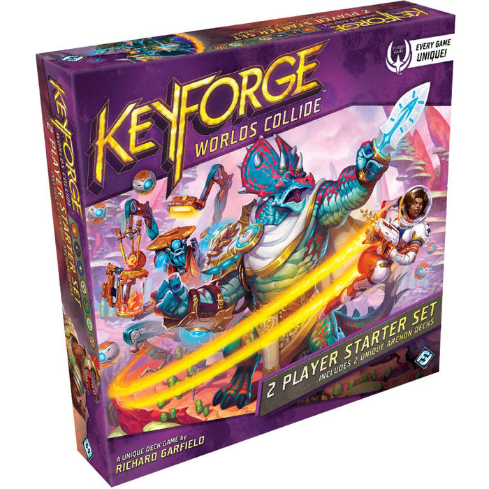 Joc KeyForge Worlds Collide Starter Set 2 Jucatori - Red Goblin