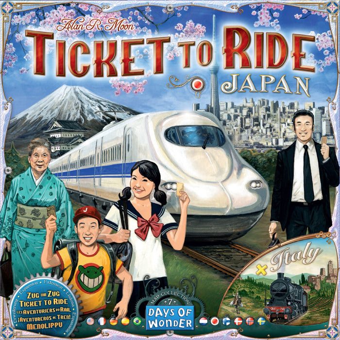 Expansiune Ticket to Ride Map Collection Volume 7 Japan & Italy - Red Goblin