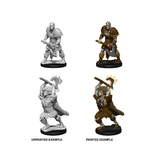 Miniaturi Nepictate D&D Nolzur's Marvelous Male Goliath Barbarian - Red Goblin