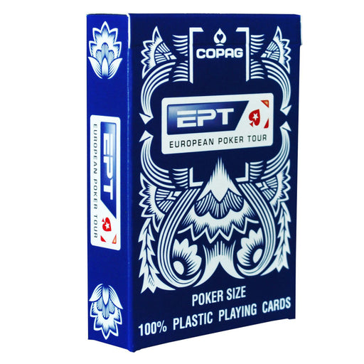 Carti de Joc Plastic European Poker Tour Albastru - Red Goblin