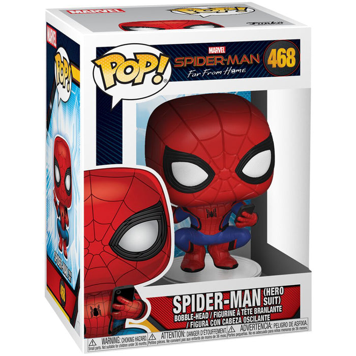 Figurina Funko Pop Spider-Man Far From Home Spider-Man in Costum de Erou - Red Goblin