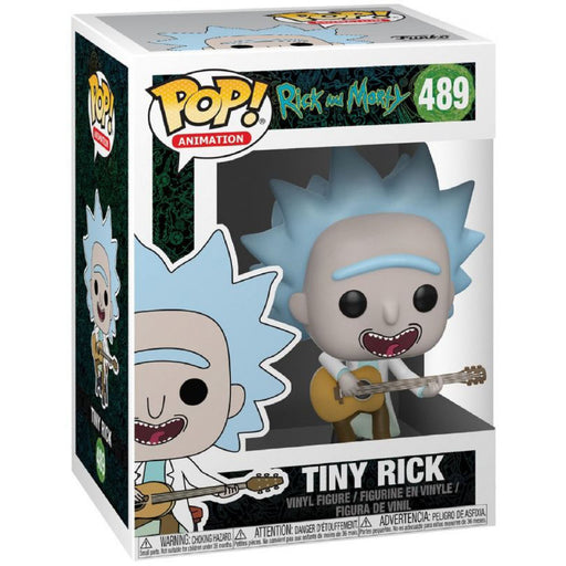 Figurina Funko Pop Rick and Morty Tiny Rick cu Chitara Exclusiv - Red Goblin
