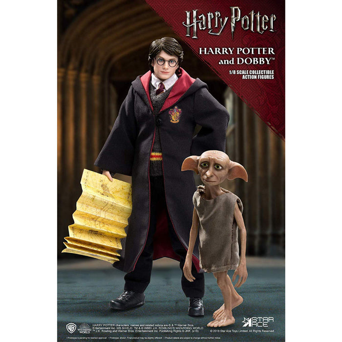 Set 2 Figurine Harry Potter Real Master Series 1/8 Harry & Dobby 16-23 cm - Red Goblin