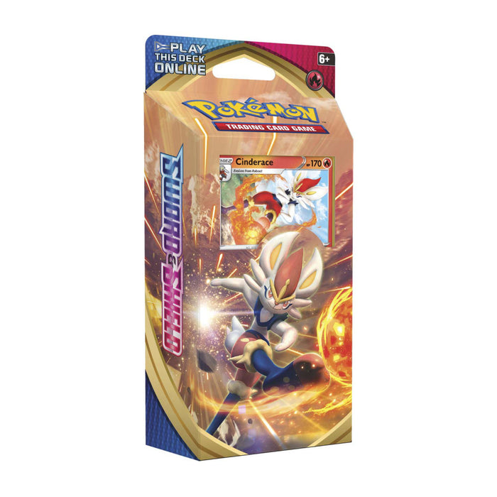 Pachet Pokemon Trading Card Game Sword & Shield Cinderace Theme Deck - Red Goblin