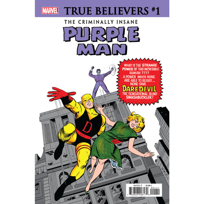 True Believers Criminally Insane Purple Man 01 - Red Goblin