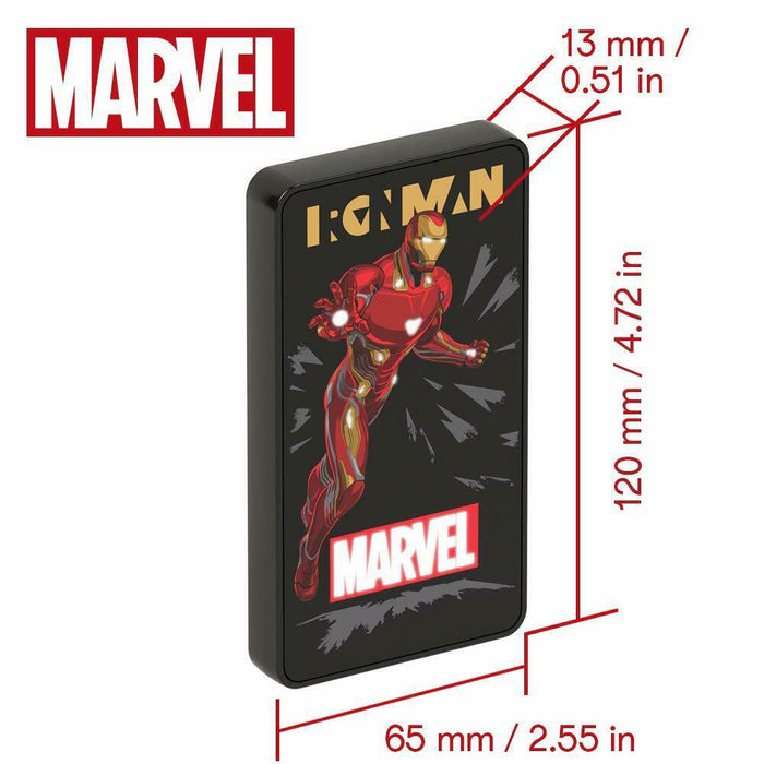 Baterie Externa cu Led Iron Man Lumina 6000 Mah - Red Goblin