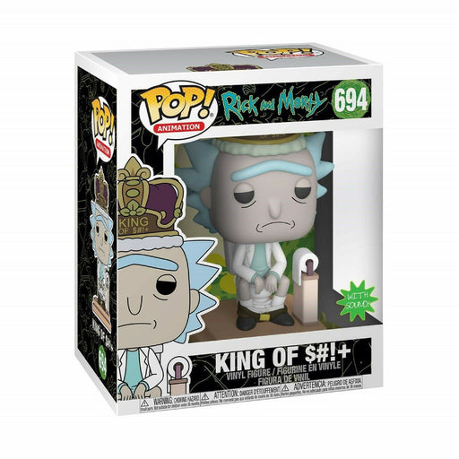 Figurina Funko Pop Rick and Morty King of $h!T with Sound - Red Goblin