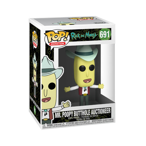 Figurina Funko Pop Rick and Morty Mr Poopy Butthole Auctioneer - Red Goblin