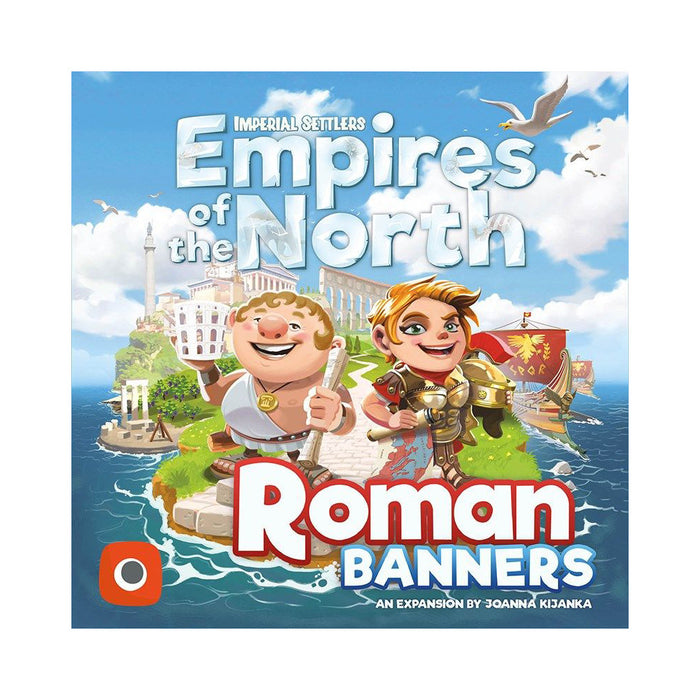 Imperial Settlers Empires of the North Roman Banners - Red Goblin
