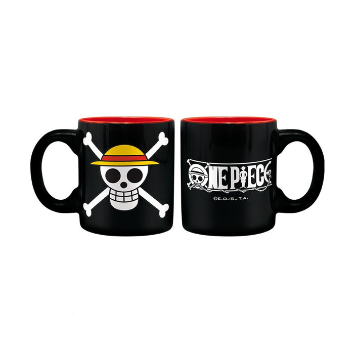 Set Pahar + Breloc + Mini Cana One Piece Skull Luffy - Red Goblin