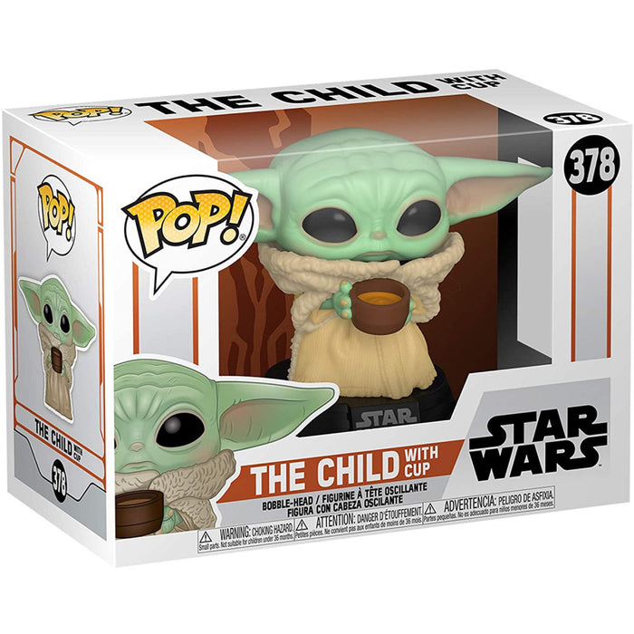 Figurina Funko Pop Mandalorian The Child with Cup - Red Goblin