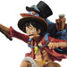 Figurina One Piece Three Brothers PVC Monkey D Luffy 11 cm - Red Goblin