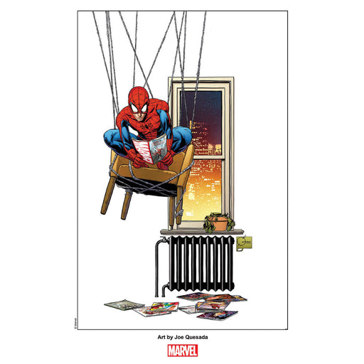 Back In Action Lithograph Art Print by Joe Quesada - Red Goblin