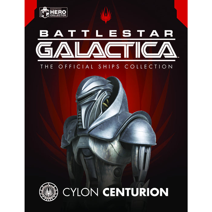 Set Figurina si Revista Battlestar Galactica Ships Special 01 Centurion - Red Goblin