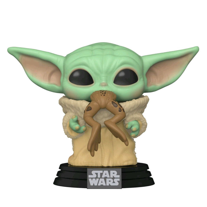 Figurina Funko Pop Mandalorian The Child with Frog - Red Goblin