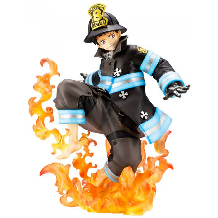 Figurina Fire Force Shinra Kusakabe Artfx J - Red Goblin