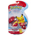 Pachet Poke Ball si Figurina de Plus Pokemon Pop Action Pikachu - Red Goblin