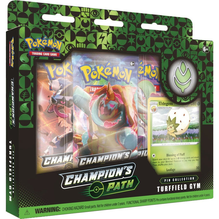 Pokemon Trading Card Game Champion's Path Pin Collection Turffield Gym - Red Goblin