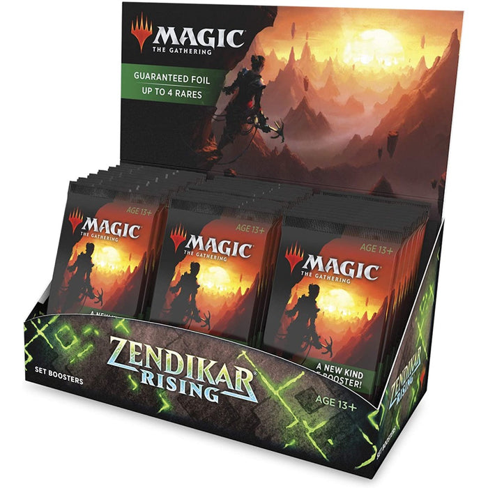 Magic the Gathering Zendikar Rising Set Booster Box - Red Goblin