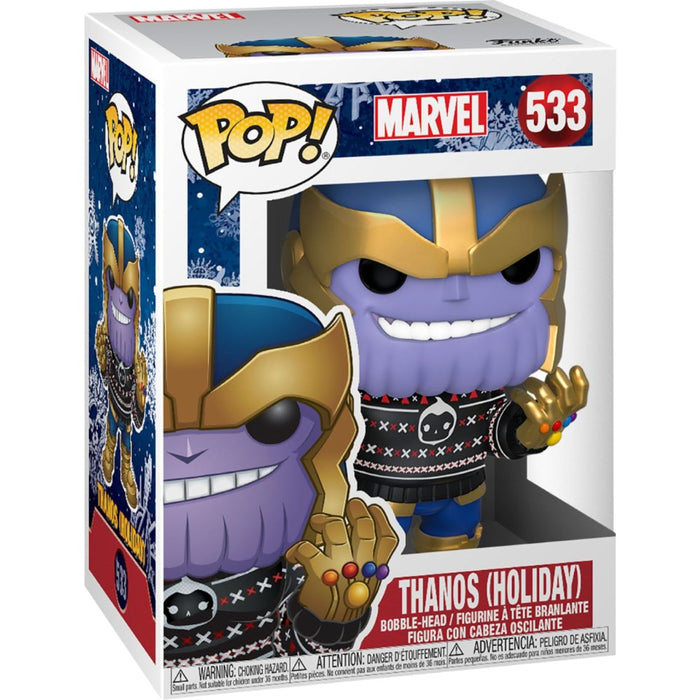 Figurina Funko Pop Marvel Holiday Thanos - Red Goblin