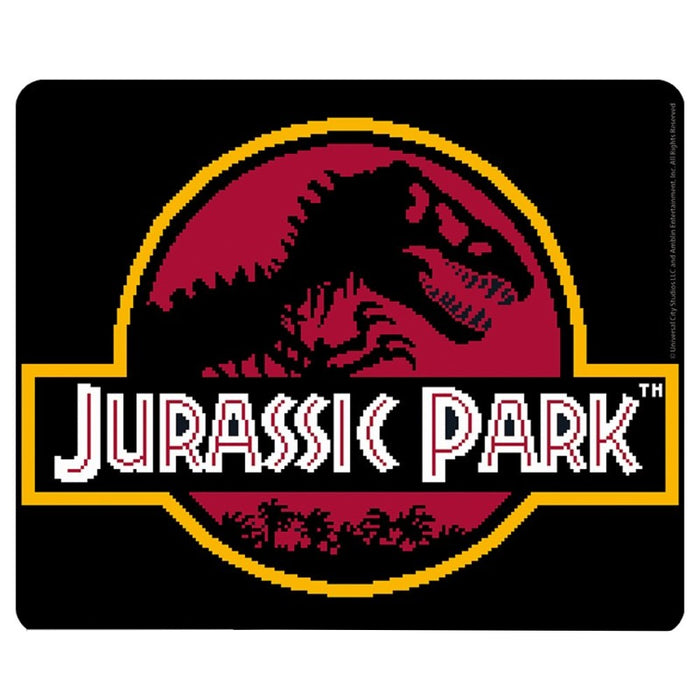 Mousepad Flexibil Jurassic Park Pixel Logo - Red Goblin