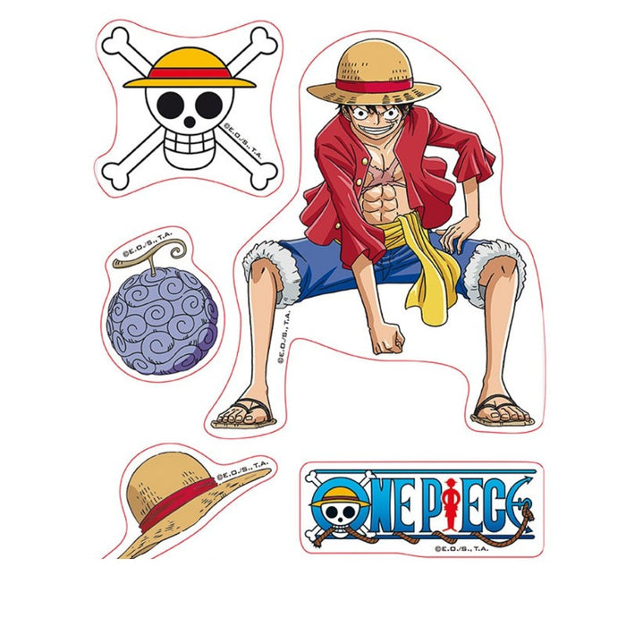 Stickere One Piece 16x11 cm Luffy & Law - Red Goblin