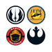 Stickere Star Wars 16x11 cm Yoda / Symbols - Red Goblin