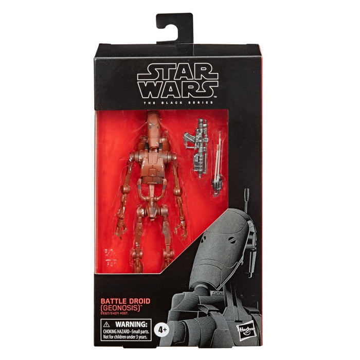 Figurina Articulata Star Wars Black Series 6 inch EP2 Battle Droid - Red Goblin