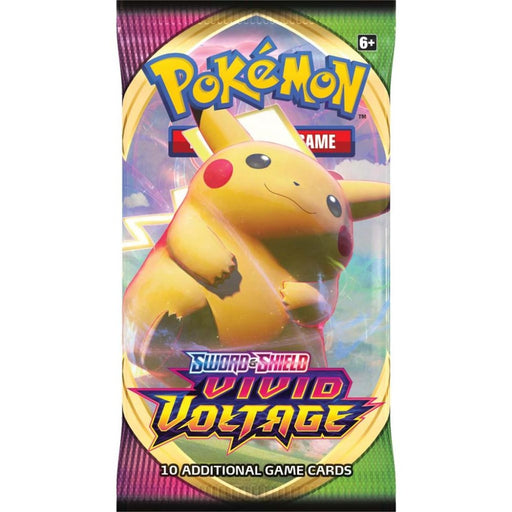 Pokemon Trading Card Game Sword & Shield 04 Vivid Voltage Booster Pack - Red Goblin