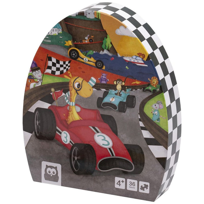 Puzzle Educativ 36 Piese Karting - Red Goblin