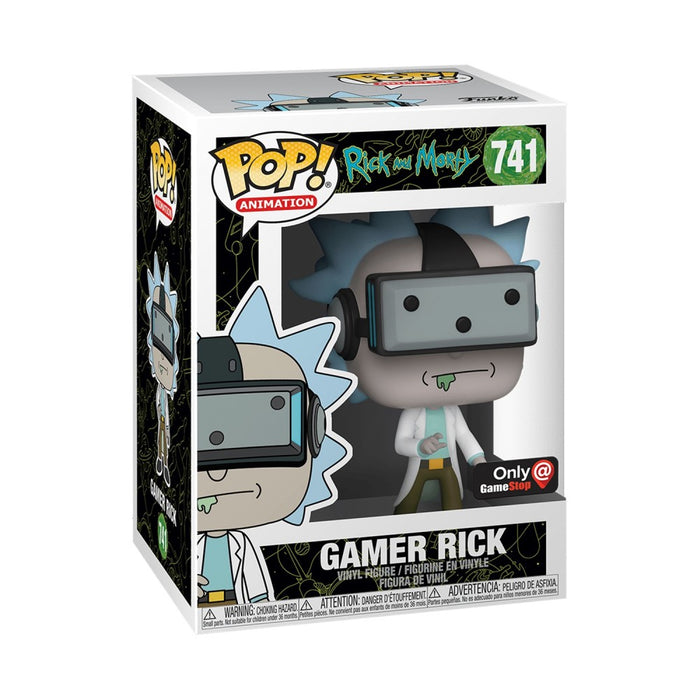 Figurina Funko Pop Rick and Morty Gamer Rick (GameStop Exclusive) - Red Goblin
