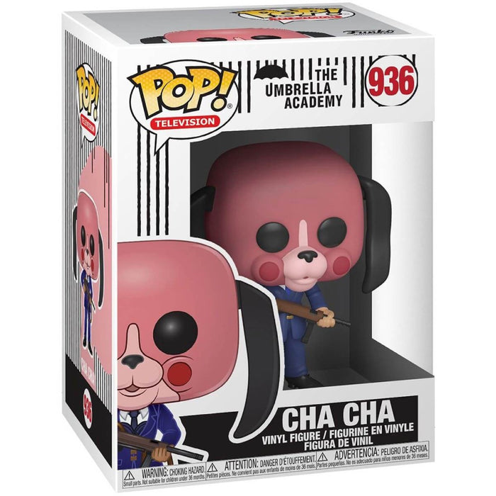 Figurina Funko Pop Umbrella Academy Cha Cha with Mask - Red Goblin