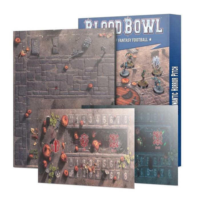 Blood Bowl Necromantic Team Pitch - Red Goblin