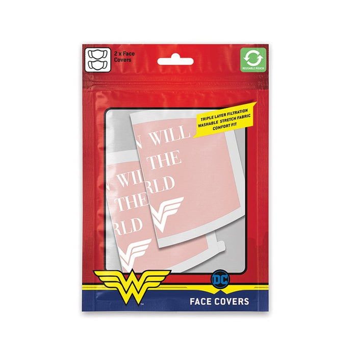 Set 2 Masti de Protectie Pyramid Wonder Woman (Save the World) - Red Goblin