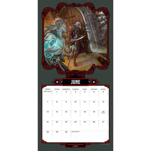 Calendar Danilo Dungeons & Dragons Square - Red Goblin
