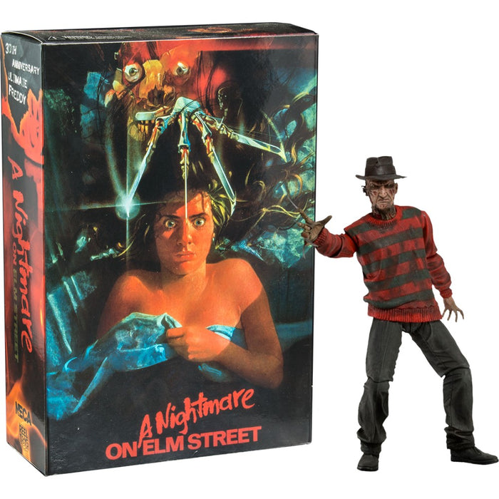 Figurina Articulata Nightmare On Elm Street Freddy Krueger Ultimate Deluxe 18cm - Red Goblin
