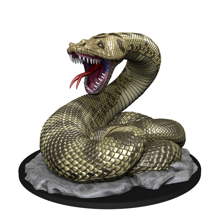Miniatura Nepictata D&D Nolzur's Marvelous Giant Constrictor Snake (W13) - Red Goblin