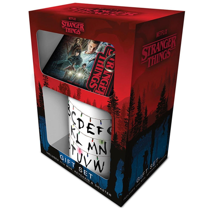 Set Cadou Cana + Coaster + Breloc Stranger Things Iconic - Red Goblin