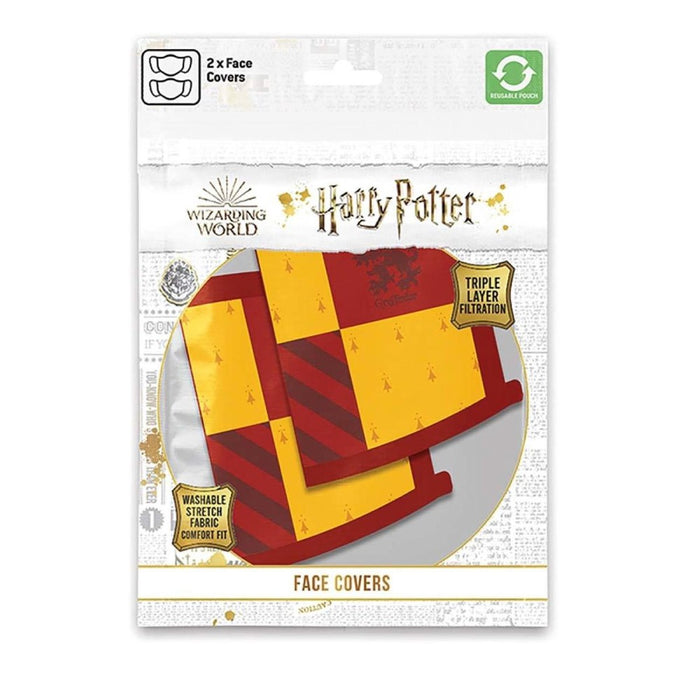 Set 2 Masti de Protectie Pyramid Harry Potter (Gryffindor) - Red Goblin