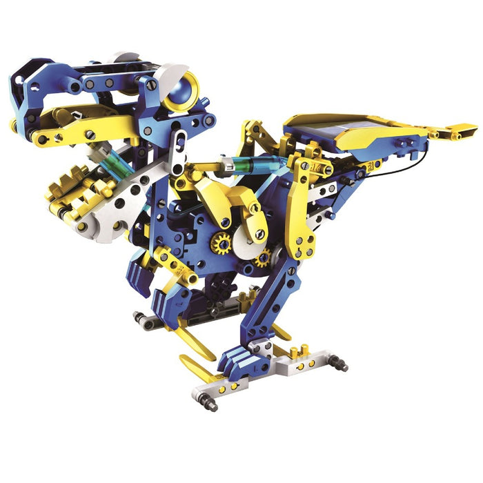 Kit Robotica de Constructie Roboti Solari si Hidraulici 12 in 1 - Red Goblin