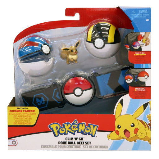 Set Pokemon Trainer Belt si 2 Pokeballs + 1 Figurina 5 cm - Red Goblin