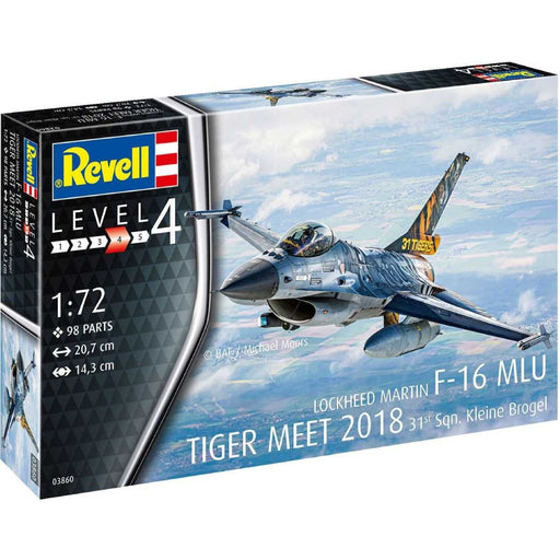 Figurina Kit de Asamblare F-16 MLU Tiger Meet 2018 31 Sqn Kleine Brogel (1:72) - Red Goblin