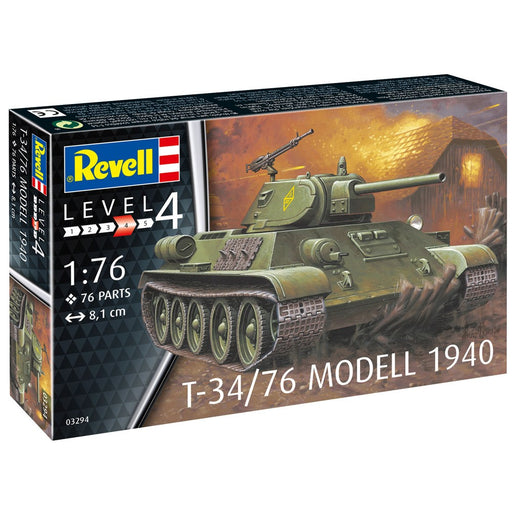 Figurina Kit de Asamblare T-34/76 Modell 1940 (1:76) - Red Goblin