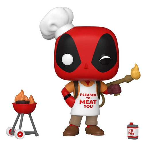 Figurina Funko Pop Deadpool 30th - Backyard Griller Deadpool - Red Goblin