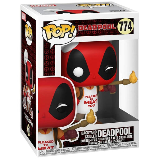 Figurina Funko Pop Deadpool 30th - Backyard Griller Deadpool - Red Goblin