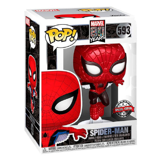 Figurina Funko POP Marvel 80 Years - First Appearance Spider-Man (Metallic) - Red Goblin