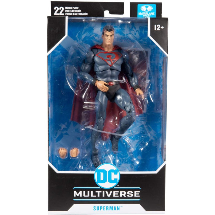 Figurina Articulata DC Multiverse 7in Scale Red Son Superman - Red Goblin