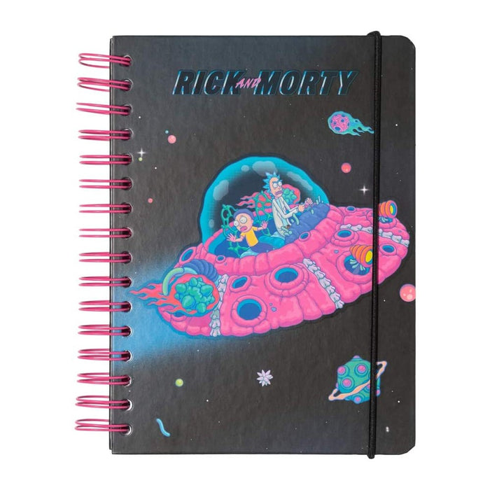 Notebook cu Sina A5 Hard Cover Rick & Morty - Red Goblin