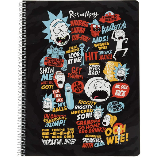 Notebook cu Sina A4 Rick & Morty Black Collection - Red Goblin